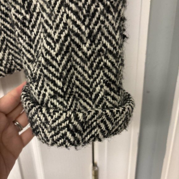 Women’s Ellen Tracy. Wool Herringbone White & Black. Size 6. Work Casual Great - Picture 5 of 10